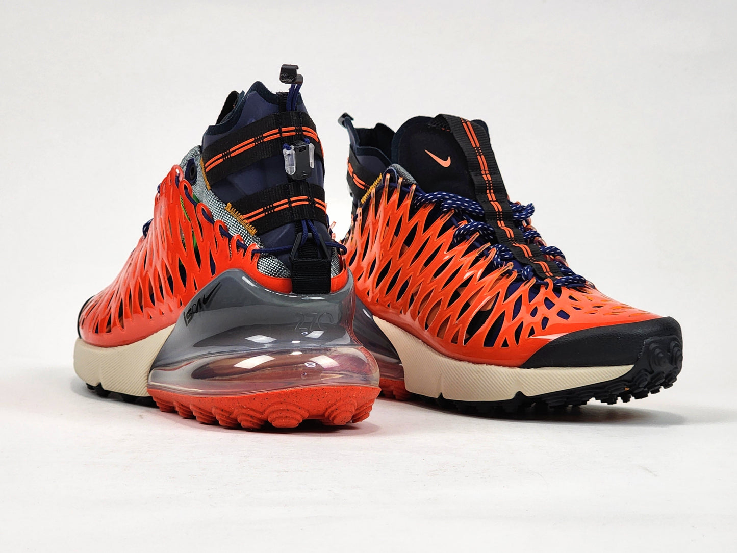 2019 NIKE AIR MAX 270 ISPA BLUE VOID TERRA ORANGE