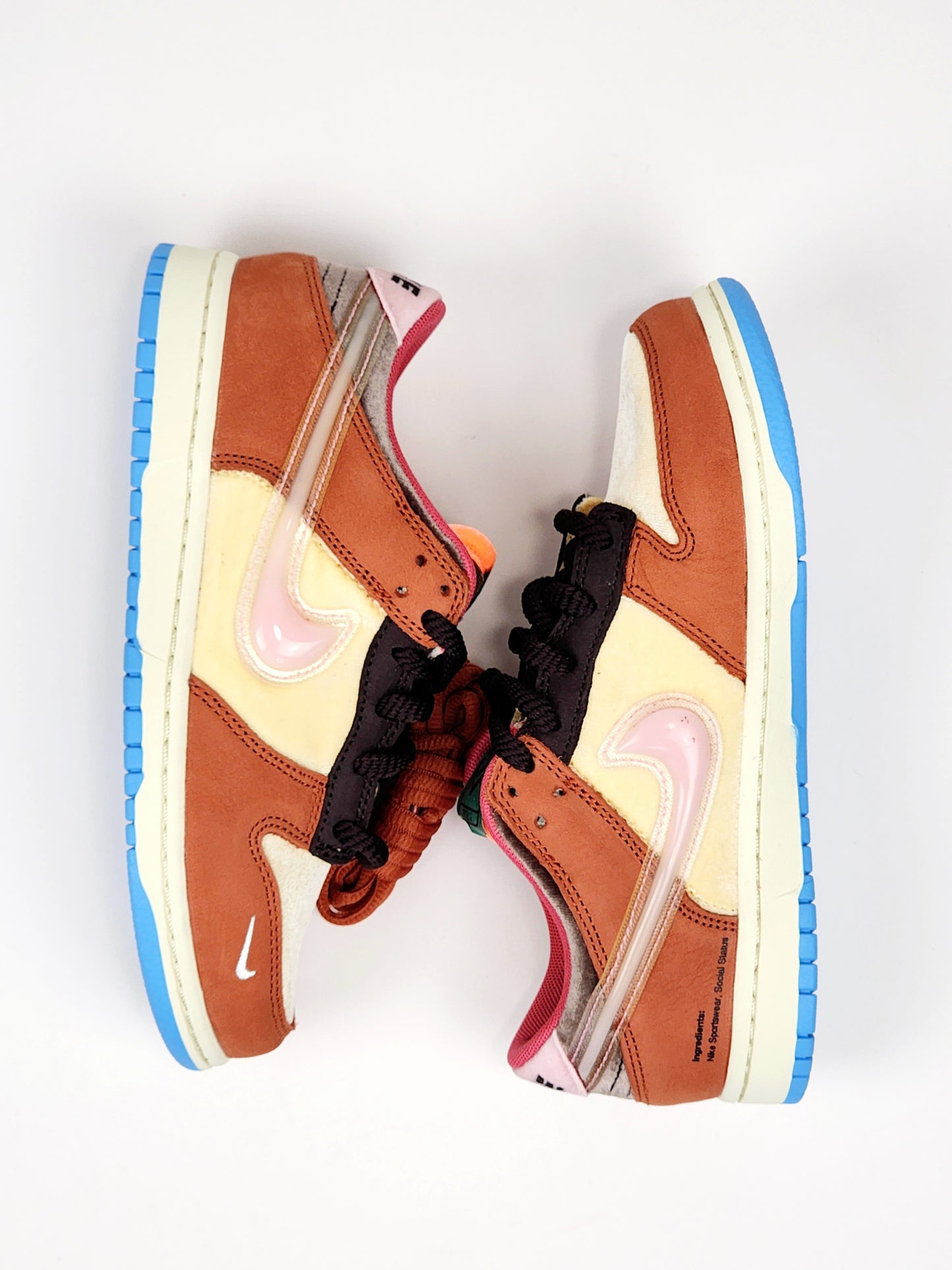 2021 NIKE DUNK LOW SOCIAL STATUS FREE LUNCH CHOCOLATE MILK GS
