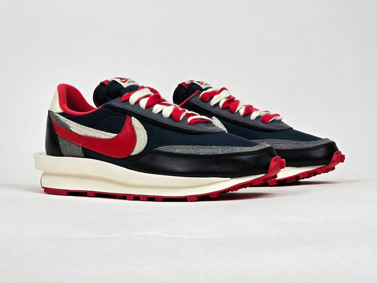 2021 NIKE LD WAFFLE SACAI UNDERCOVER MIDNIGHT SPRUCE UNIVERSITY RED
