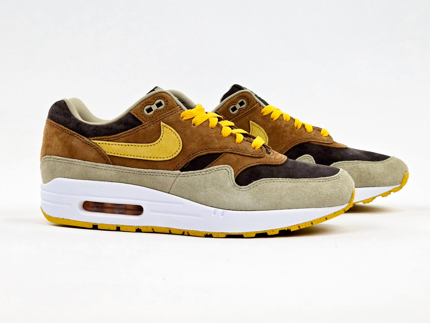 2022 NIKE AIR MAX 1 PRM DUCK PECAN YELLOW OCHRE