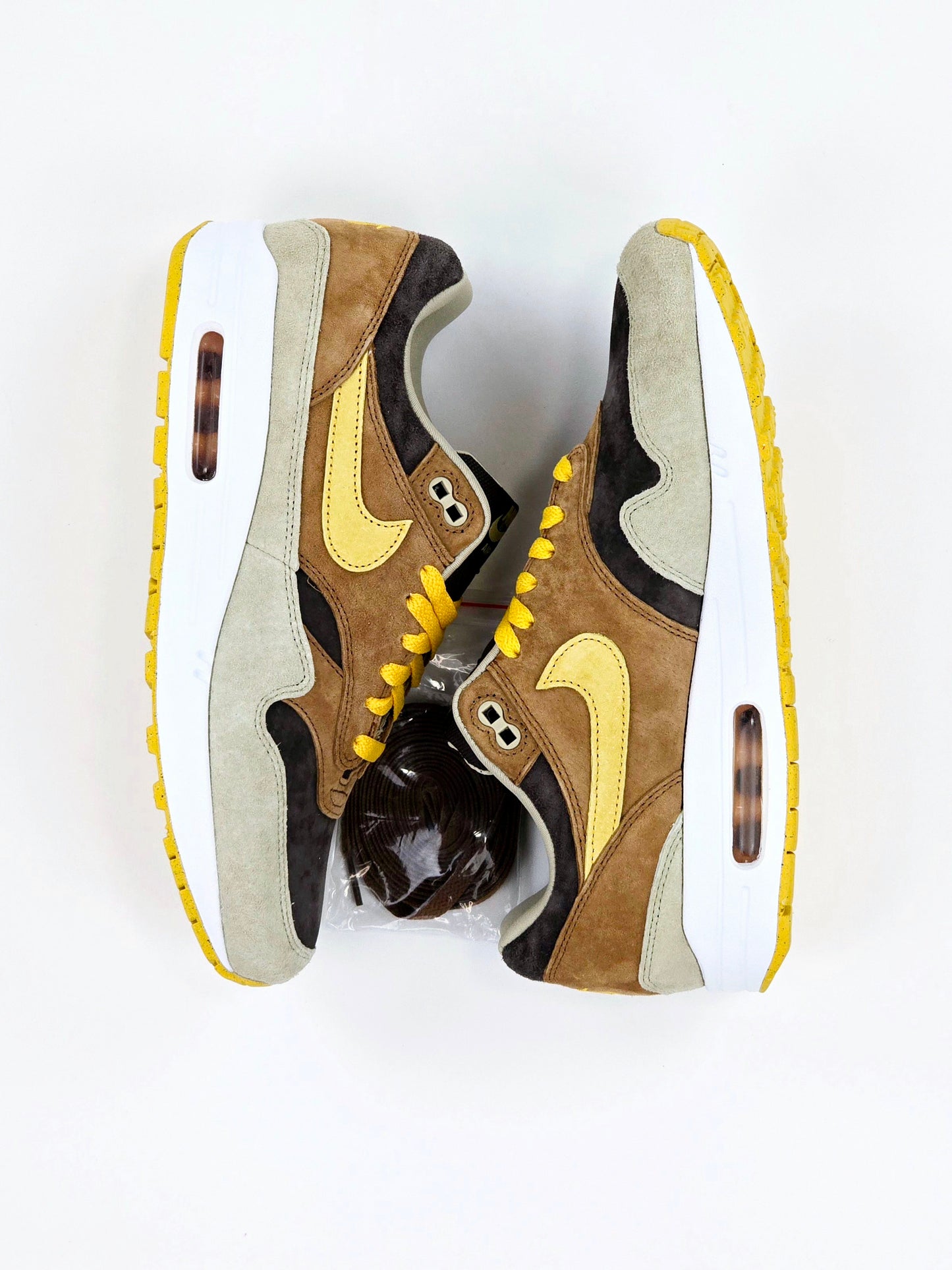 2022 NIKE AIR MAX 1 PRM DUCK PECAN YELLOW OCHRE