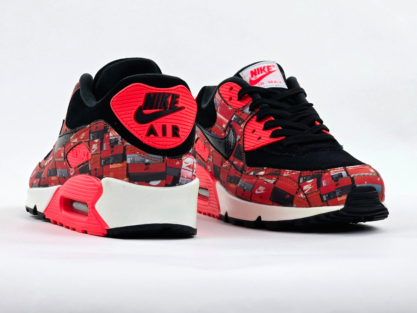 2018 NIKE AIR MAX 90 ATMOS WE LOVE NIKE BRIGHT CRIMSON