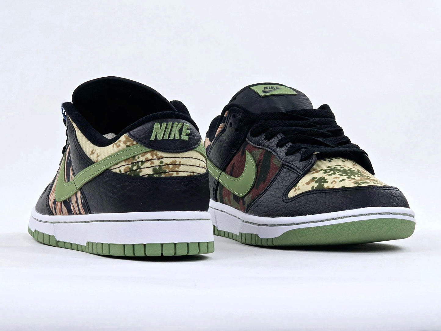 2021 NIKE DUNK LOW SE BLACK CRAZY CAMO