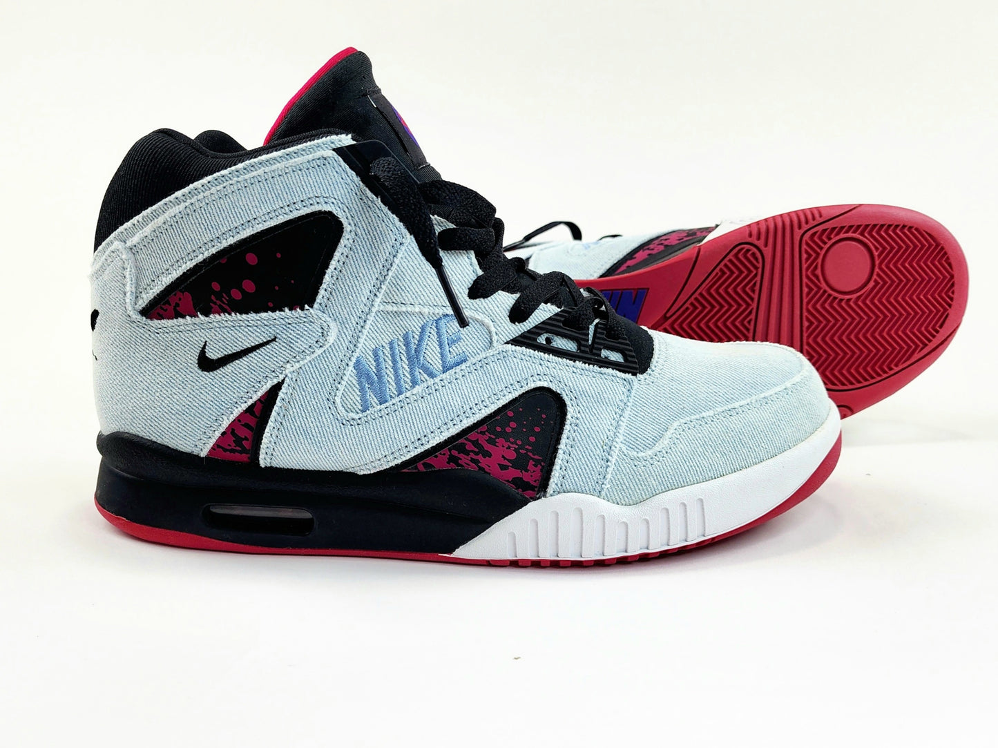 2014 NIKE AIR TECH CHALLENGE HYBRID WASHED DENIM