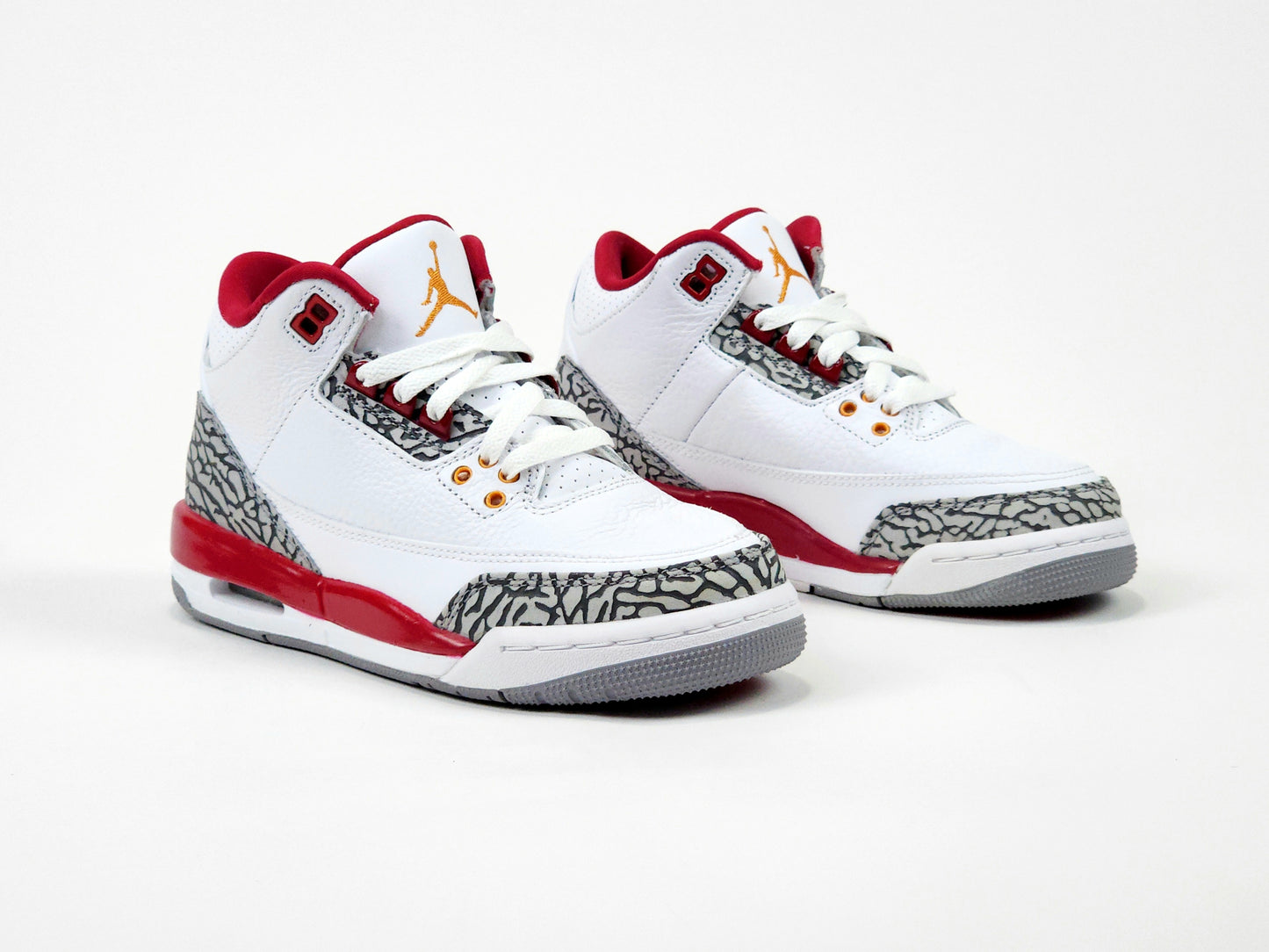 2021 GRADE SCHOOL AIR JORDAN 3 RETRO CARDINAL RED