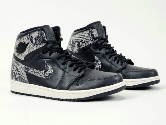 2018 WOMEN'S AIR JORDAN 1 BLACK SNAKE