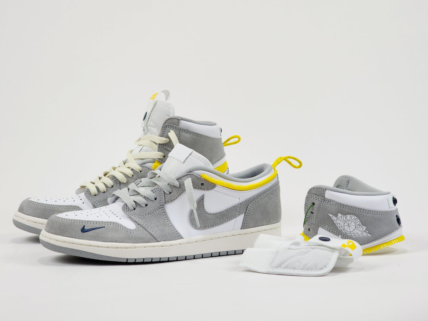 2021 NIKE AIR JORDAN 1 HIGH SWITCH LIGHT SMOKE