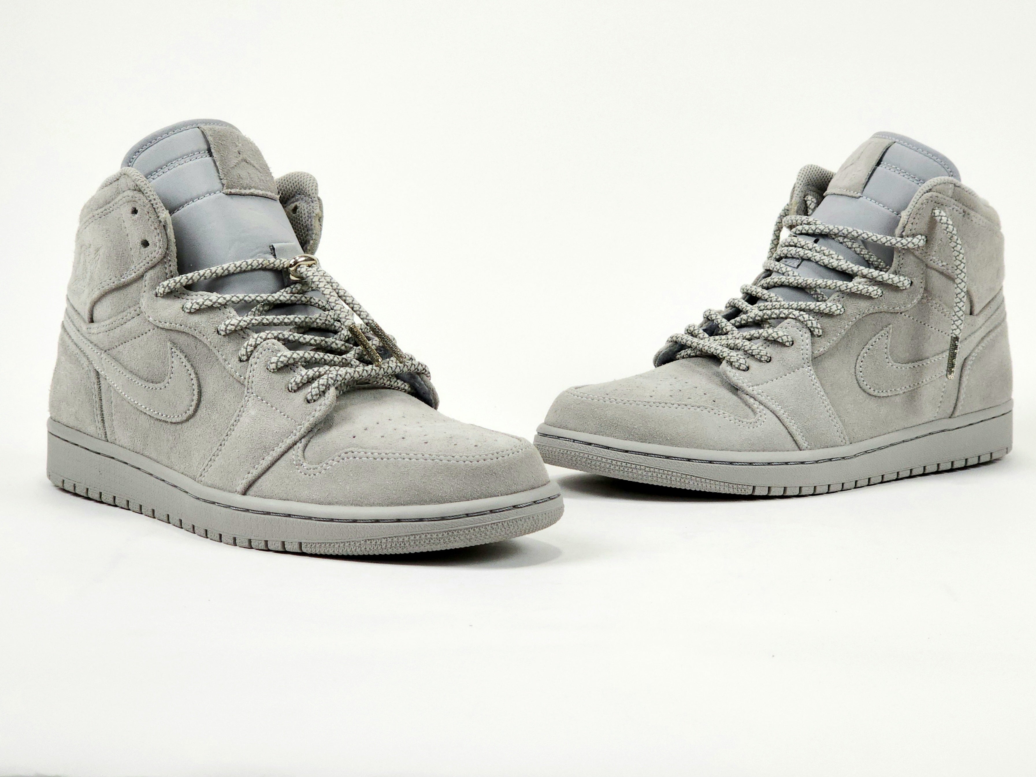 靴 AIR JORDAN 1 RETRO HIGH \"GREY SUEDE\" Size 9 - 2017 Jordan 1 Retro High 'Grey Suede' - Mens | eBay