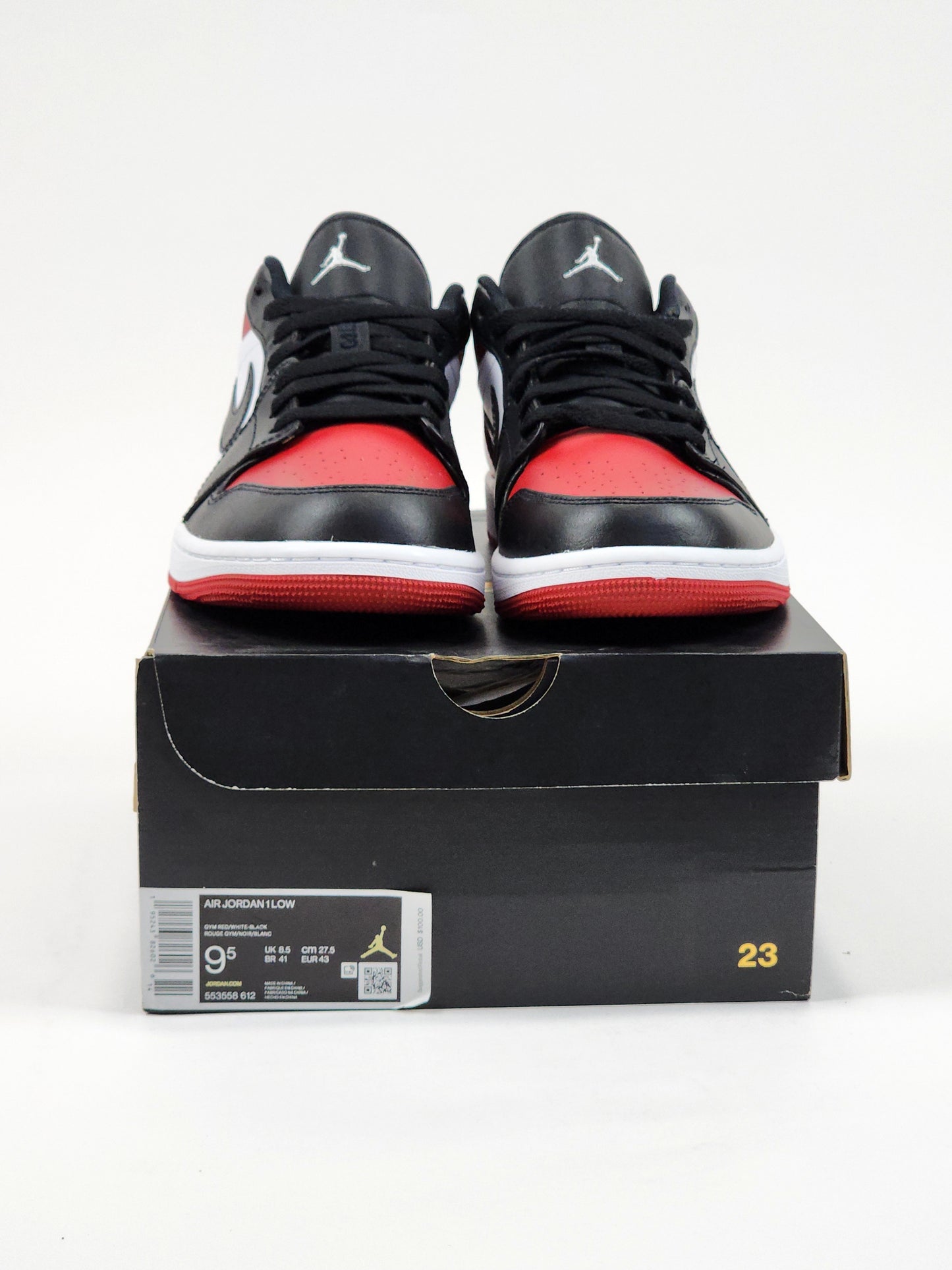 2021 AIR JORDAN 1 LOW BRED TOE