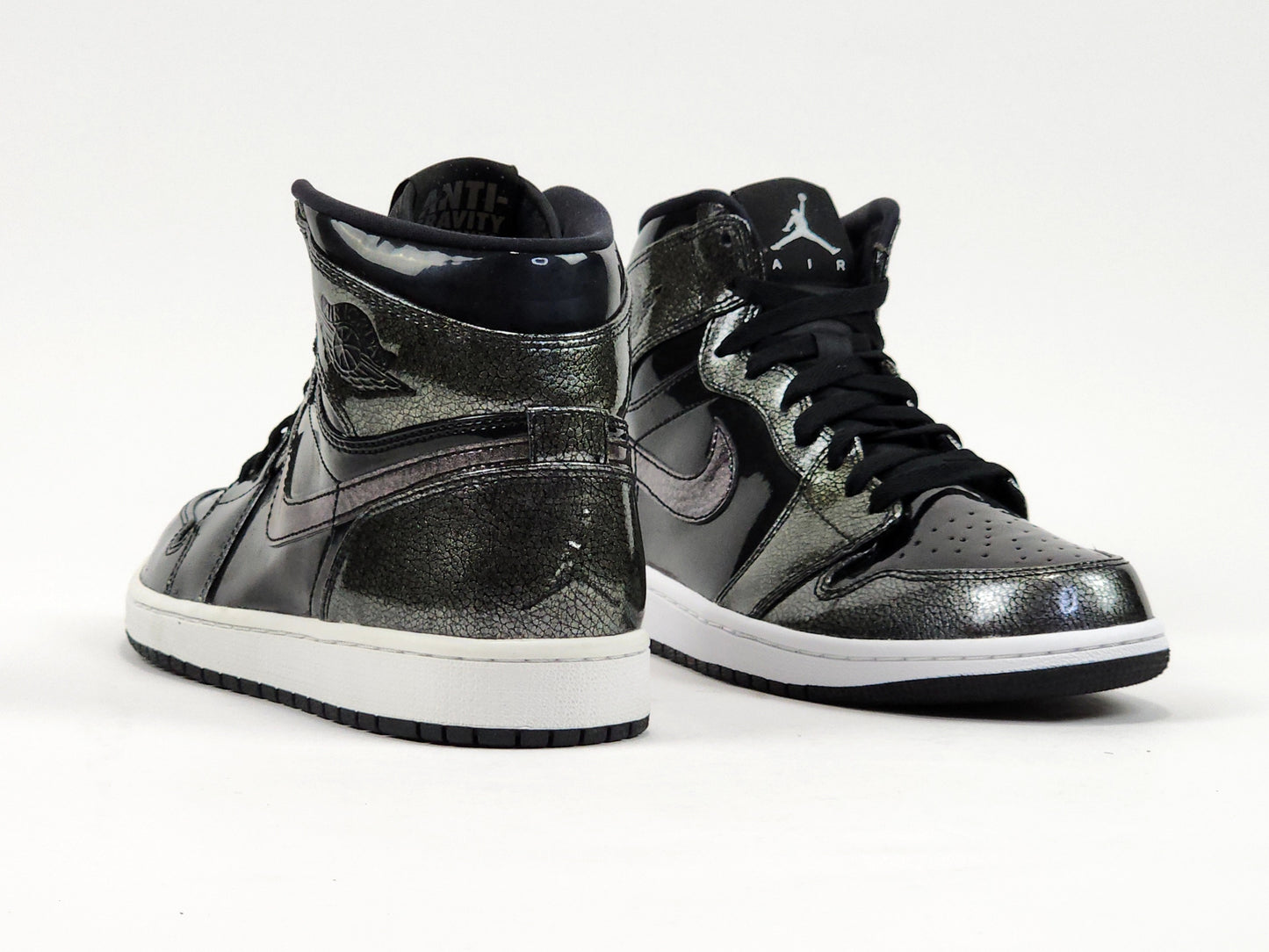 2016 AIR JORDAN 1 RETRO BLACK PATENT