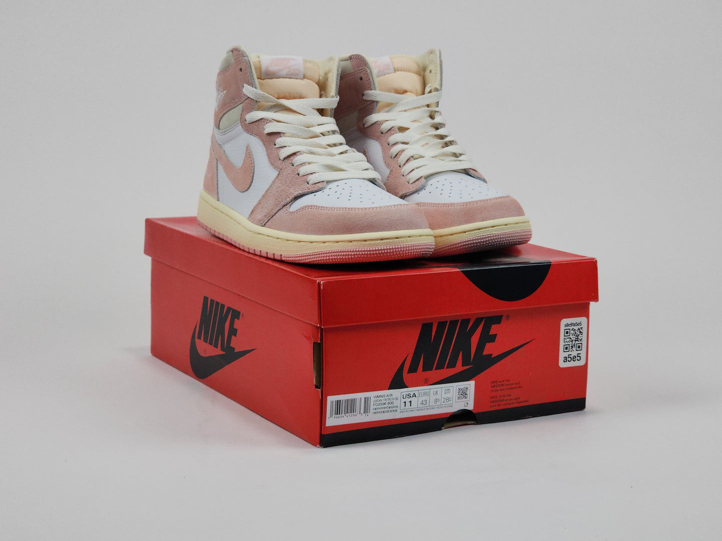 2023 WOMEN'S AIR JORDAN 1 RETRO HIGH OG PINK WASH