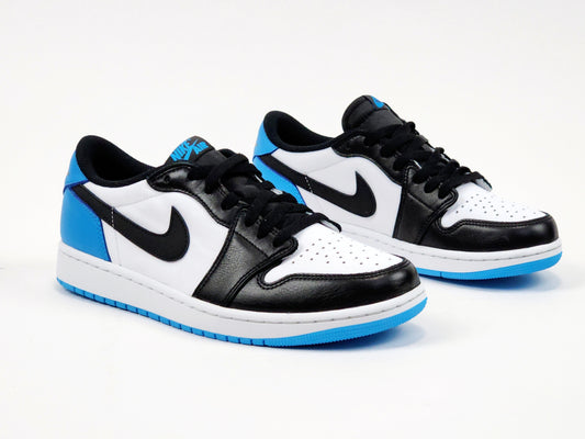 2022 AIR JORDAN 1 RETRO LOW OG BLACK DARK POWDER BLUE/ UNC