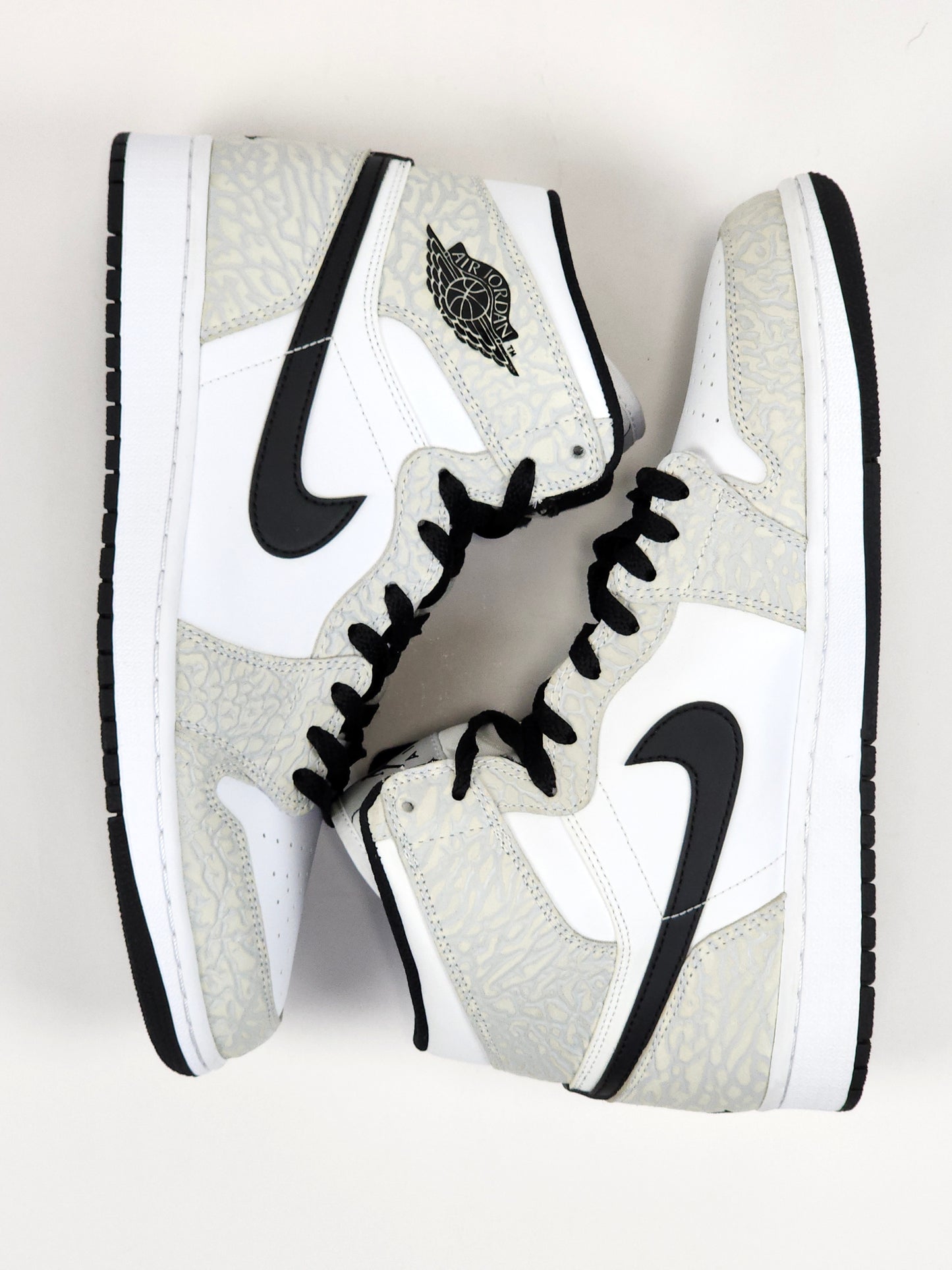 2016 AIR JORDAN 1 RETRO HIGH WHITE ELEPHANT PRINT