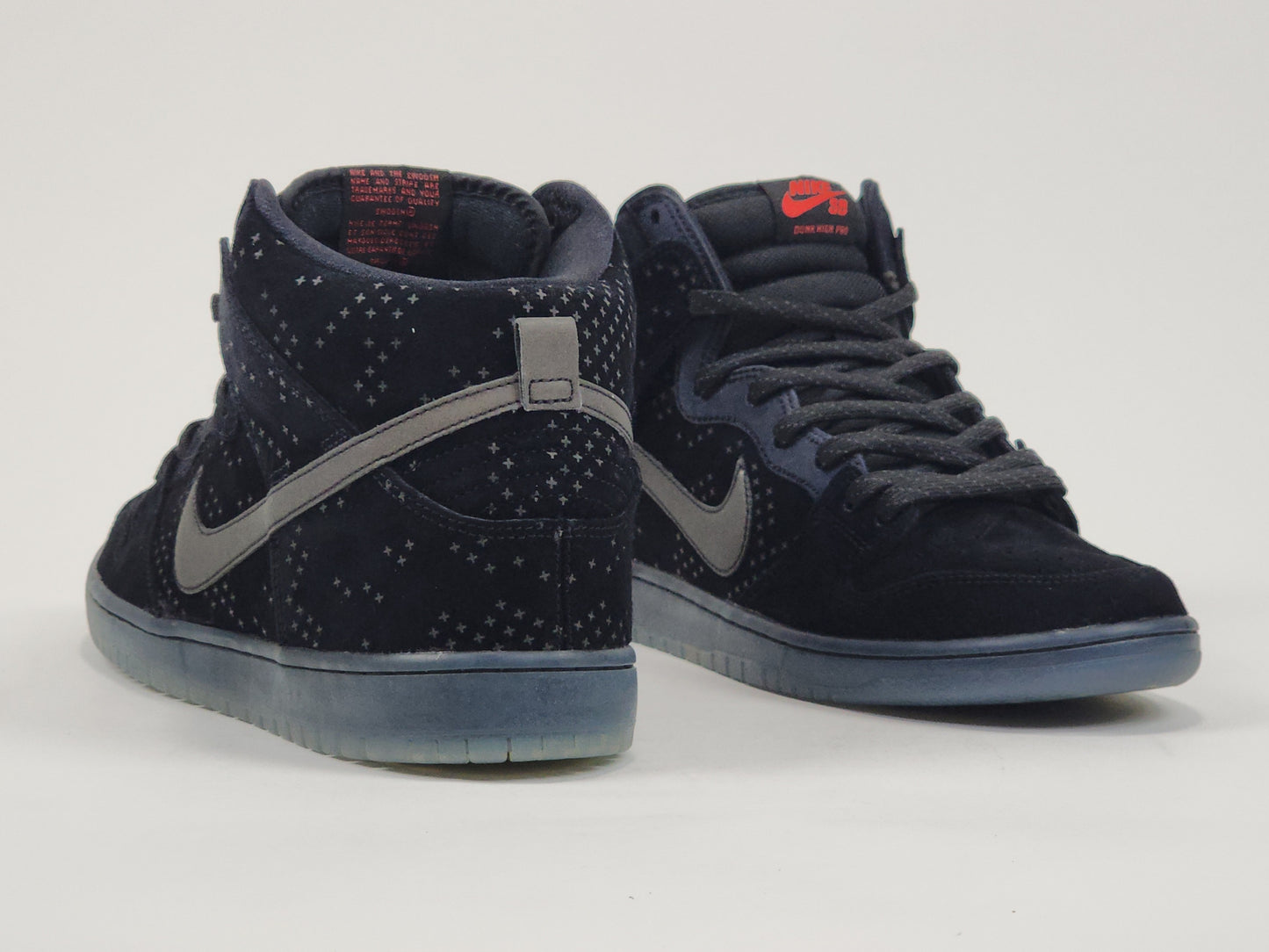 2015 NIKE SB DUNK FLASH PACK BLACK ICE (FACTORY FLAWED)