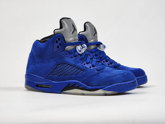 2017 JORDAN 5 RETRO BLUE SUEDE