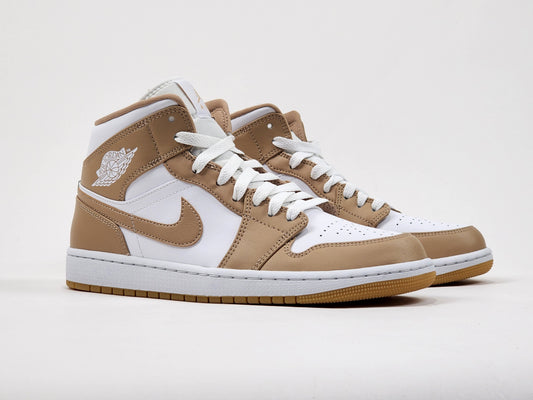 2021 AIR JORDAN 1 MID TAN GUM