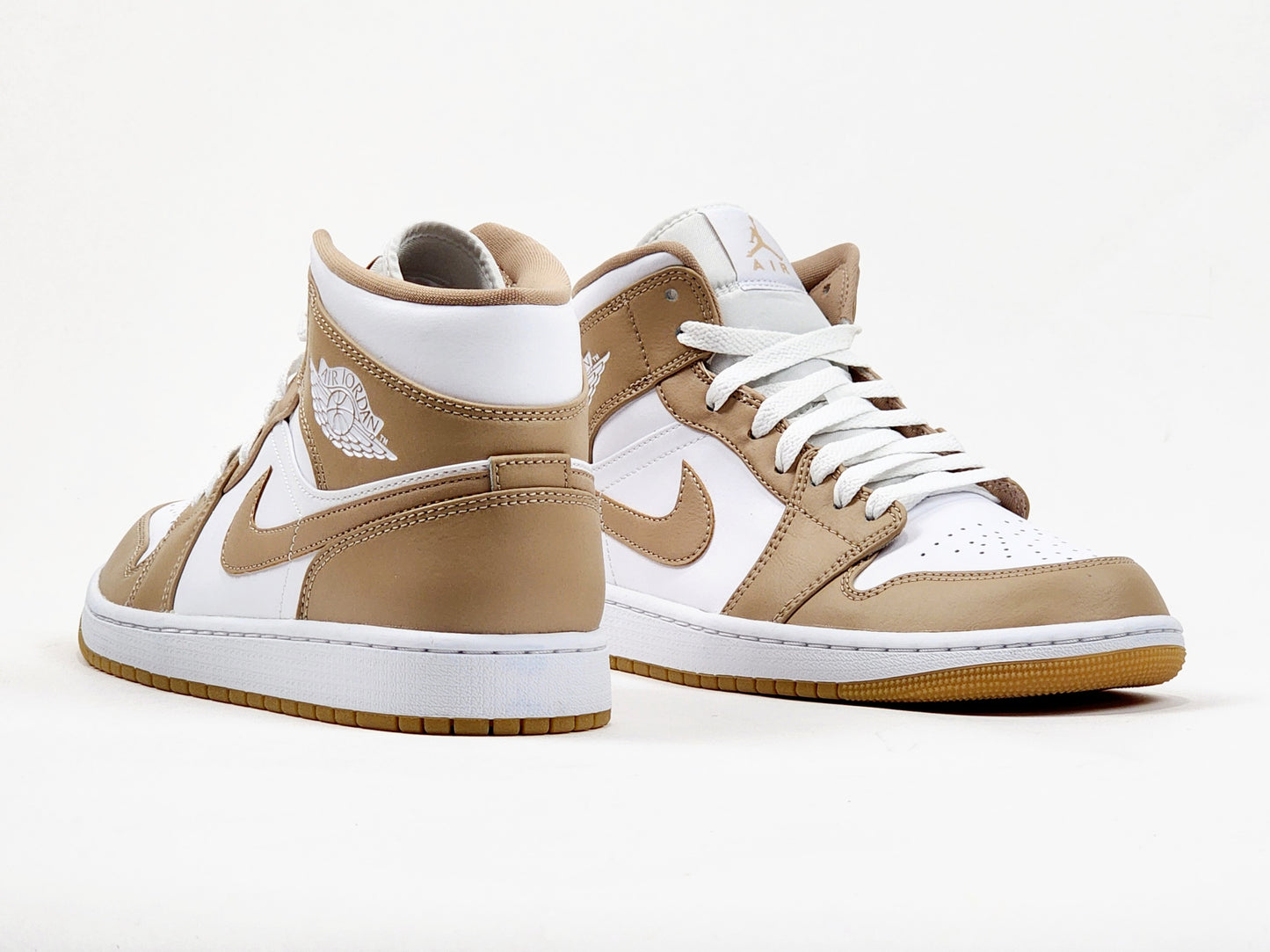 2021 AIR JORDAN 1 MID TAN GUM