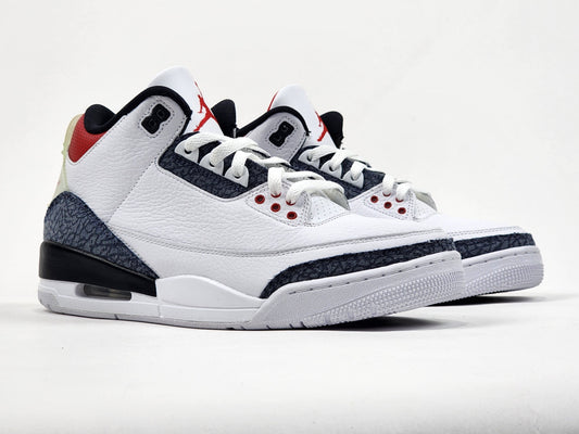 2020 AIR JORDAN 3 RETRO SE FIRE RED DENIM