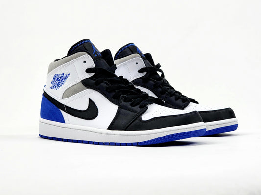 2020 AIR JORDAN 1 MID SE ROYAL BLACK TOE