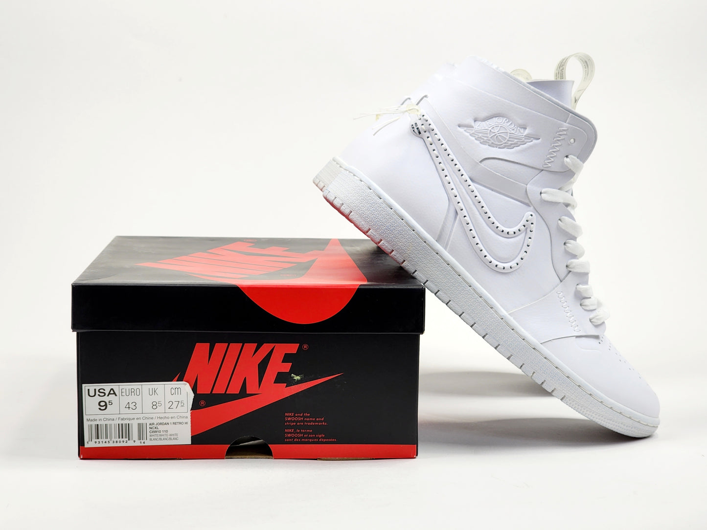 2018 AIR JORDAN 1 RETRO HIGH NOISE CANCELLING PACK NIGEL SYLVESTER