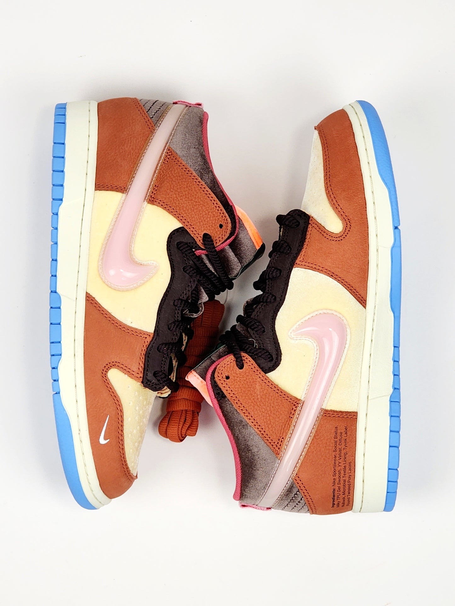 2021 NIKE DUNK MID SOCIAL STATUS FREE LUNCH CHOCOLATE MILK