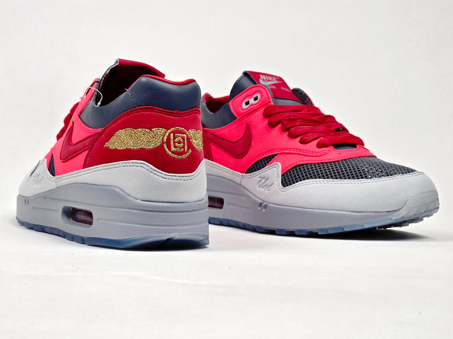 2021 NIKE AIR MAX 1 CLOT KISS OF DEATH SOLAR RED