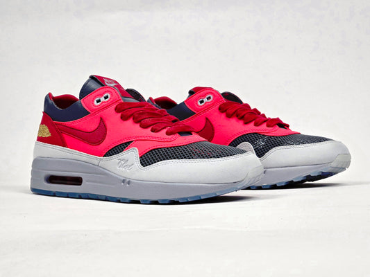 2021 NIKE AIR MAX 1 CLOT KISS OF DEATH SOLAR RED