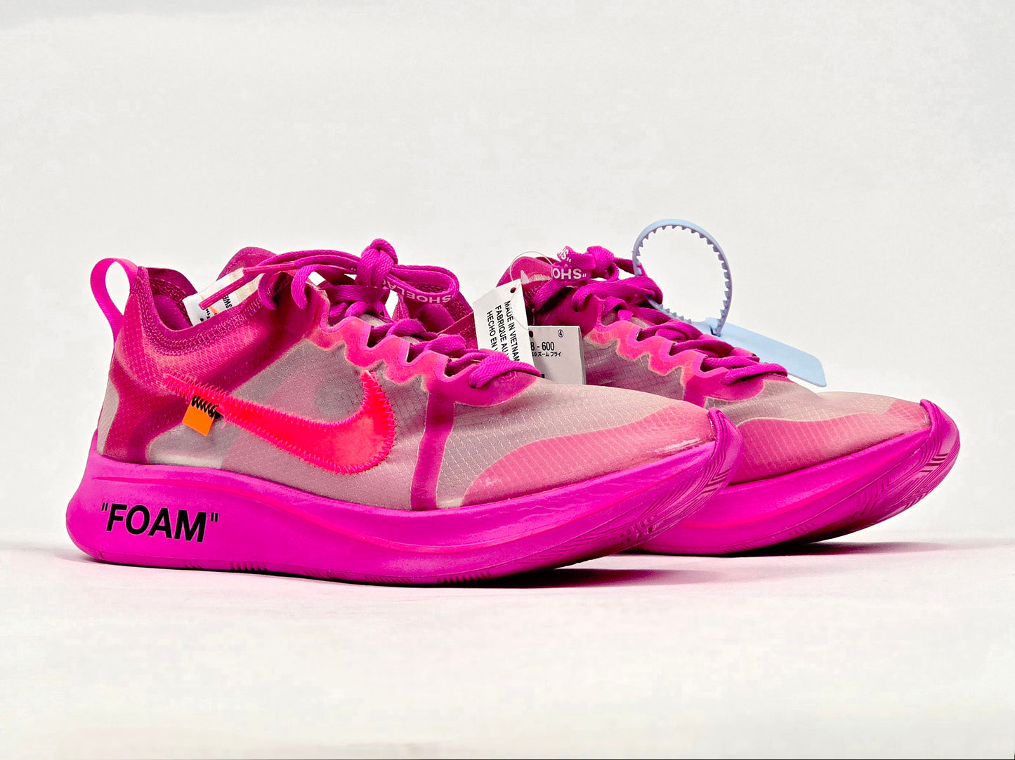 2018 NIKE ZOOM FLY OFF-WHITE PINK