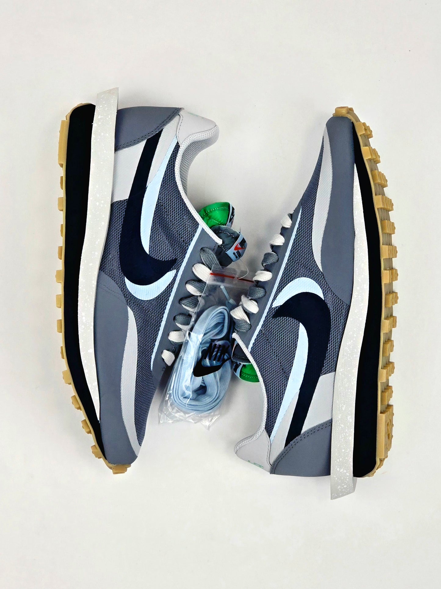 2021 NIKE LD WAFFLE SACAI CLOT KISS OF DEATH 2 COOL GREY