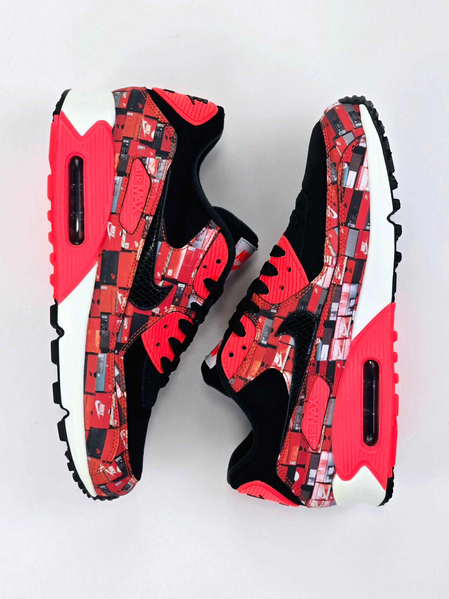 2018 NIKE AIR MAX 90 ATMOS WE LOVE NIKE BRIGHT CRIMSON